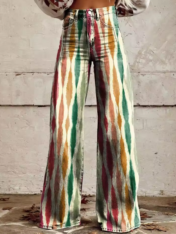 Tessa | Organic Flare Pants for a Natural Style