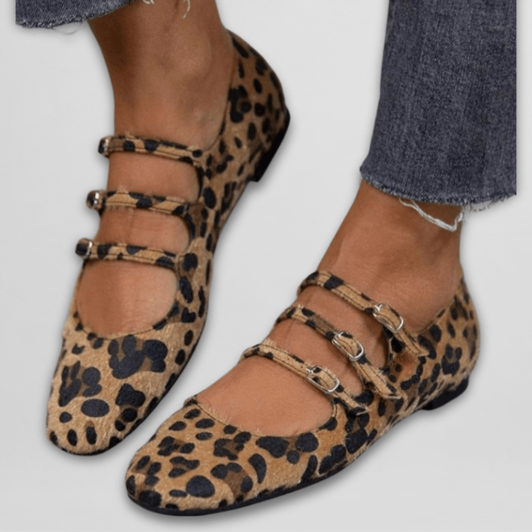 Gesche | Animal Print Flats