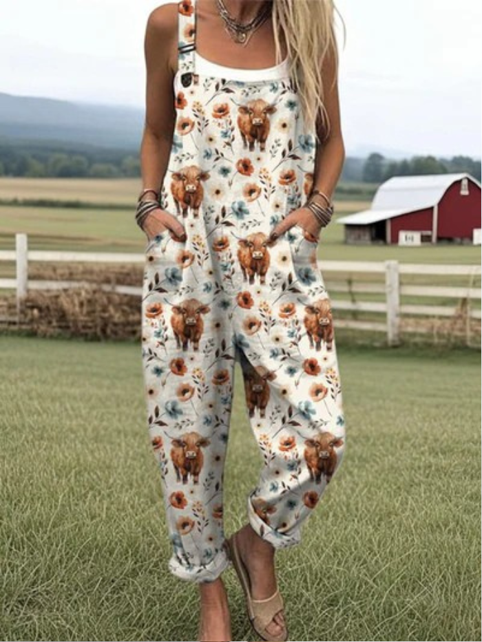 Melany - Vintage Spring Jumpsuit