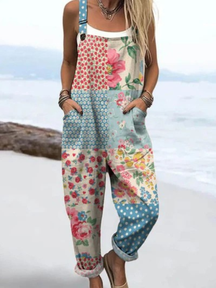Jane - Casual Floral Jumpsuit