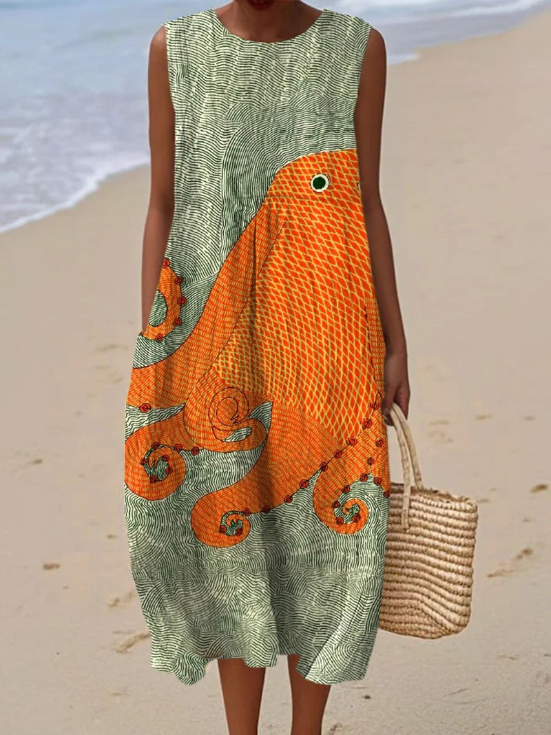 Artistic Sea Dress