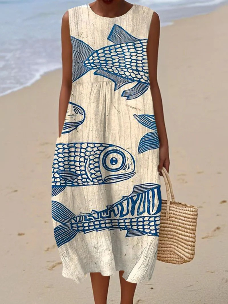 Artistic Sea Dress