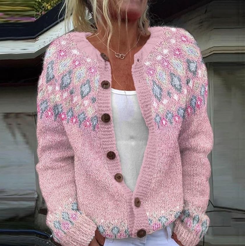 Sophie | Pink Vest with Print