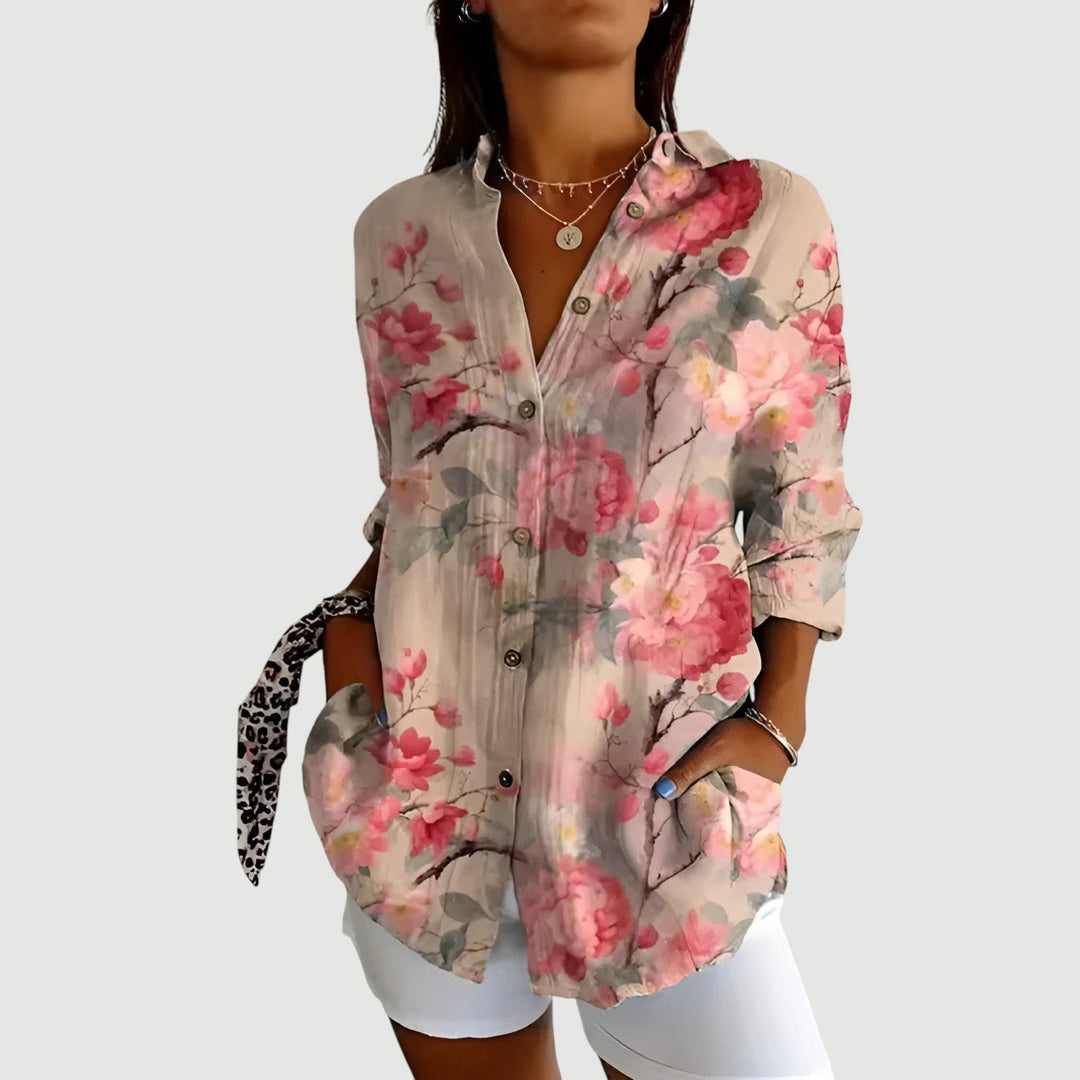 Ida™ | Blouse with Colorful Design