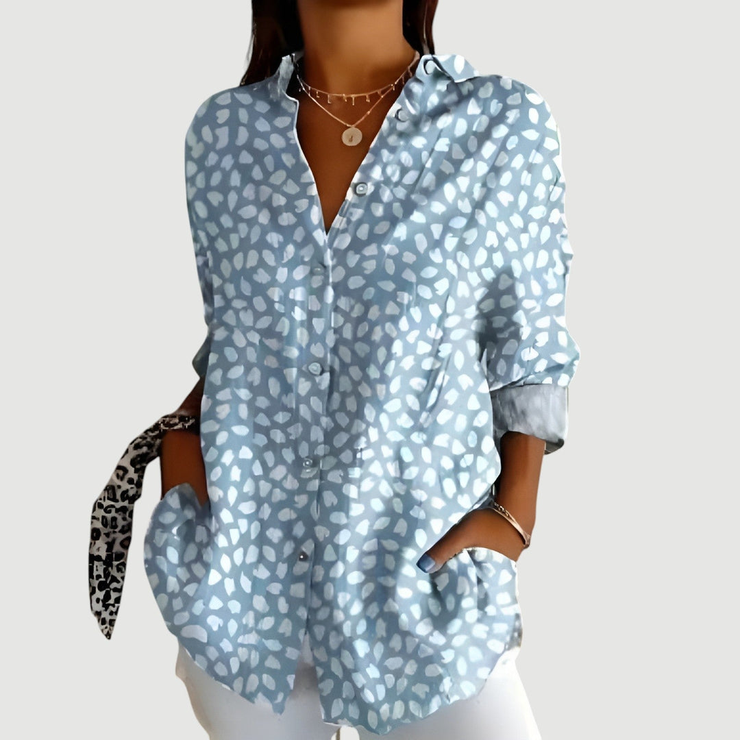 Svala™ | Blouse with Colorful Design