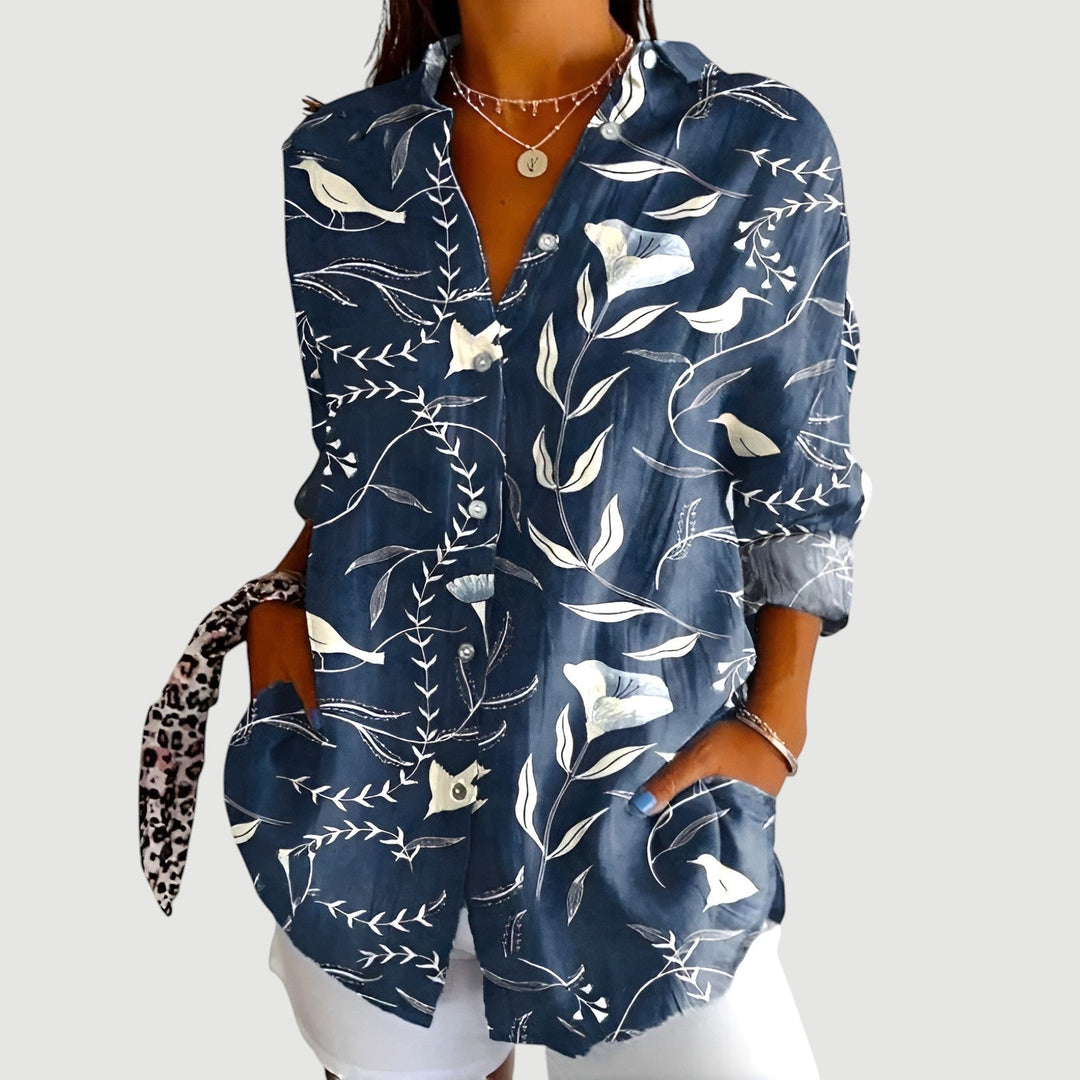 Josefine™ | Blouse with Colorful Design