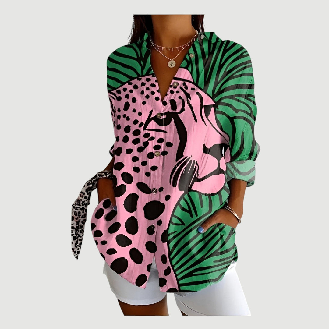 Vera™ | Blouse with Colorful Design
