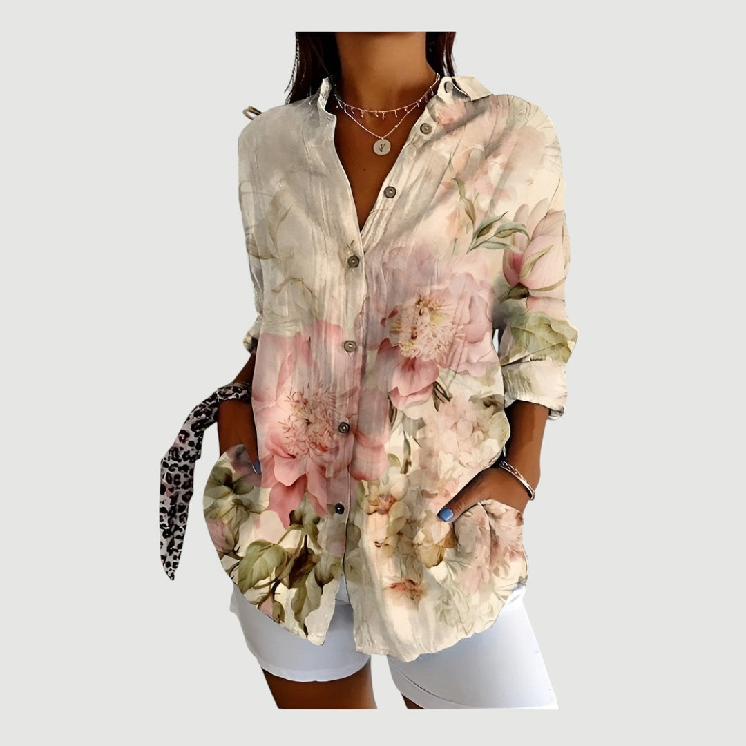 Selma™ | Blouse with Colorful Design