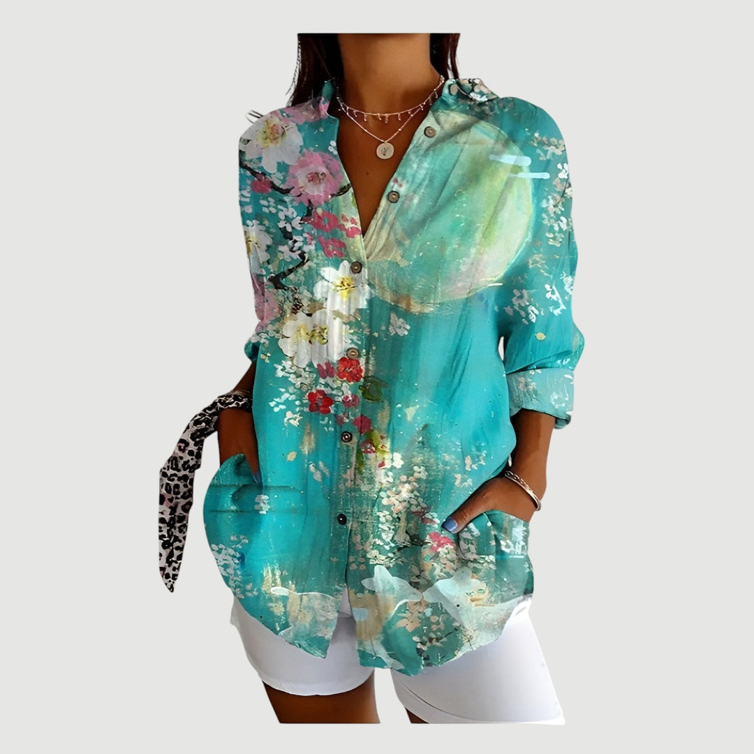 Ella™ | Blouse with Colorful Design