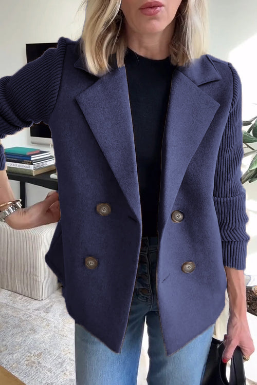 WANDA | Jacket with Knit Sleeves
