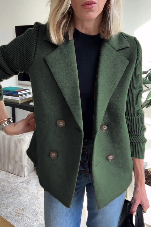 WANDA | Jacket with Knit Sleeves