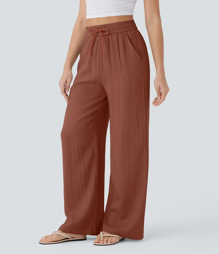 ZAFEIRIA | Elegant Linen Pants