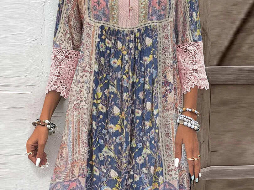 Dana | Luxuriously Patterned Dress for Women