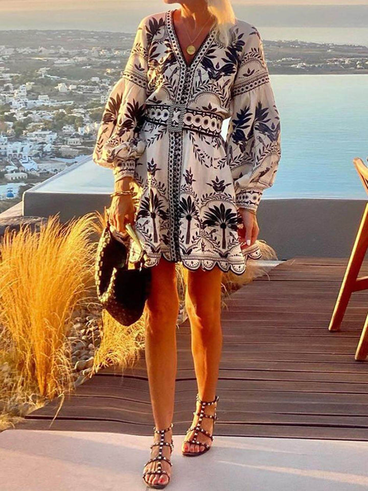 Maya | Loose Dress with Luxury Print
