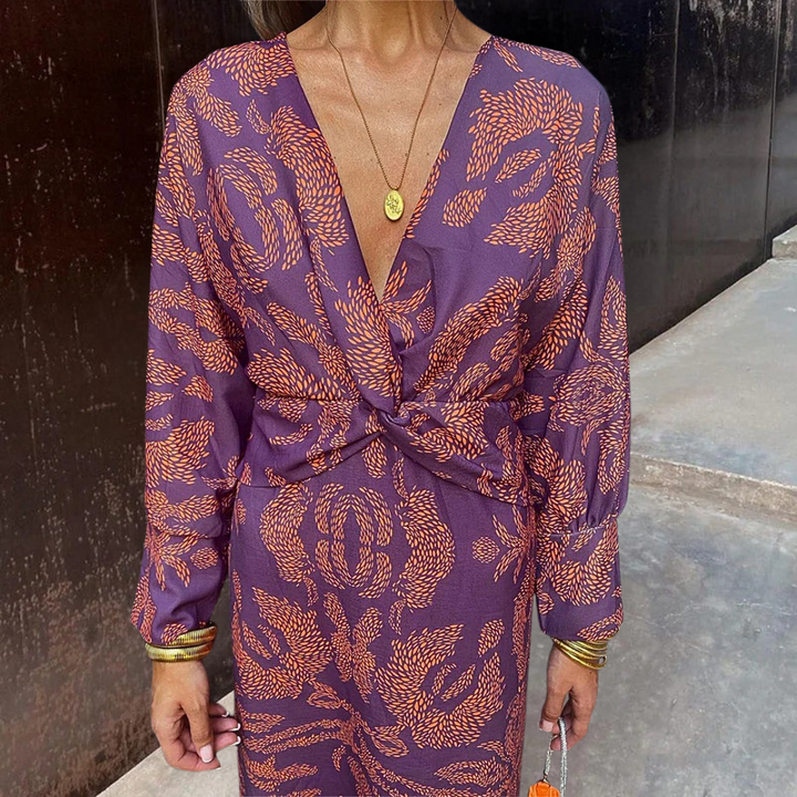Tatyana | Elegant Printed Dress