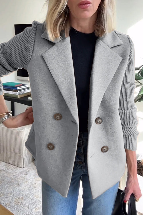 WANDA | Jacket with Knit Sleeves