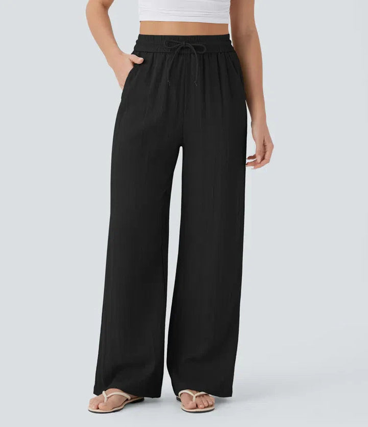 ZAFEIRIA | Elegant Linen Pants
