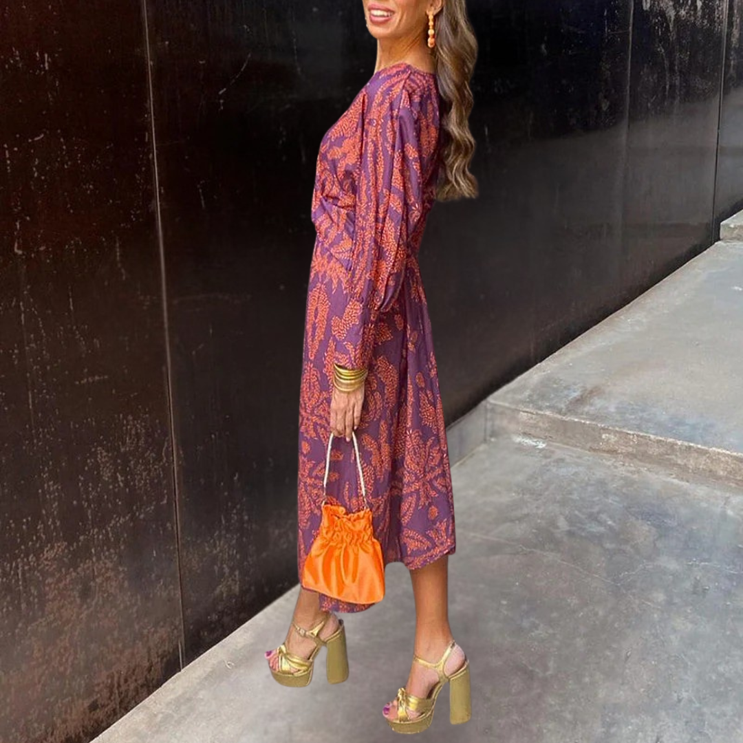 Tatyana | Elegant Printed Dress