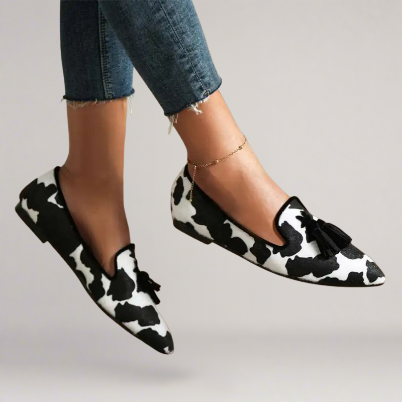 Dorean | Artisan Moccasin in Eco-Leather with Print