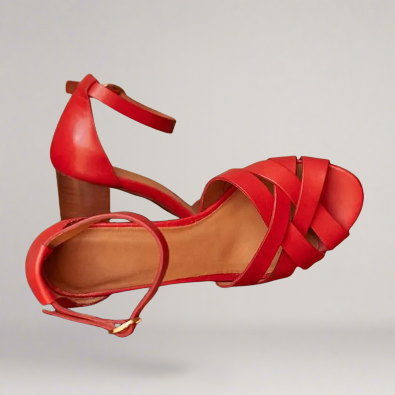 Lily | Open wedge artisan sandal