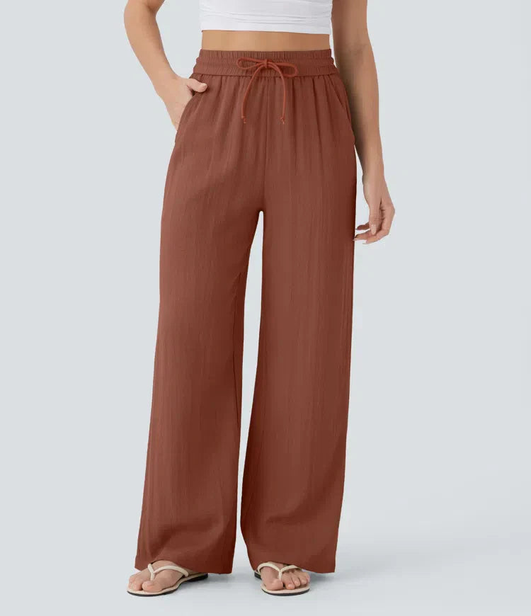 ZAFEIRIA | Elegant Linen Pants