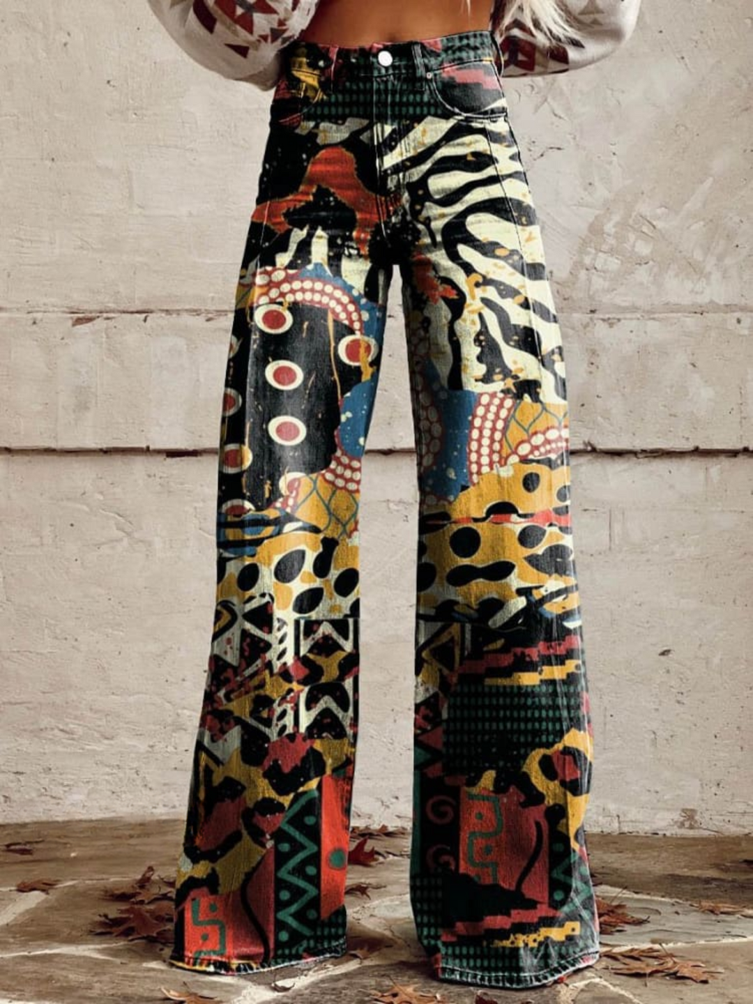 Yasmine | Artisan Flare Pants that Walk with Style