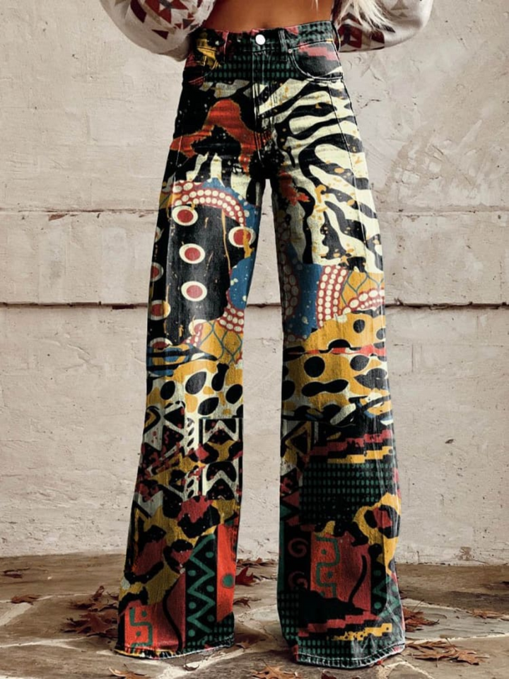 Yasmine | Artisan Flare Pants that Walk with Style