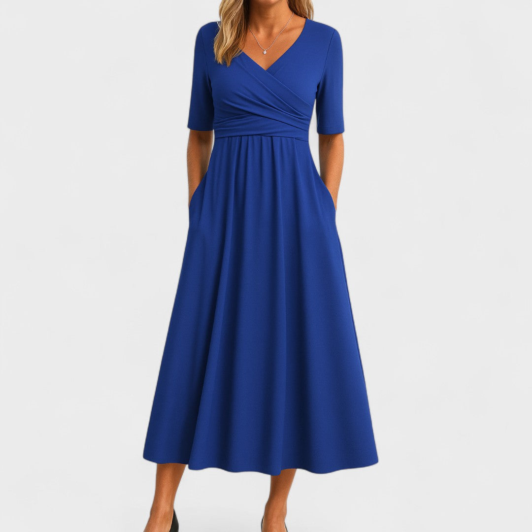Joanna – Elegant Midi Dress for Every Occasion