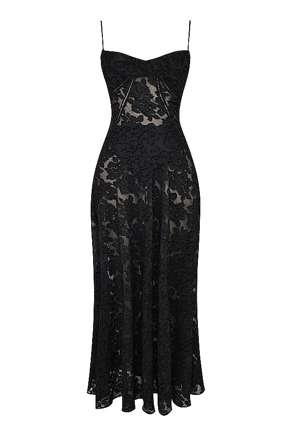 Paulette™ | Elegant Long Dress with Corset