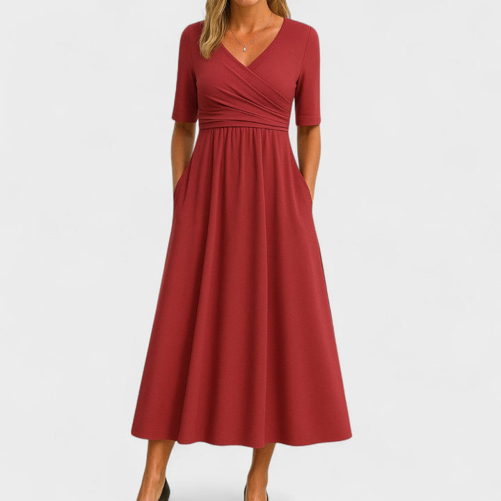 Joanna – Elegant Midi Dress for Every Occasion