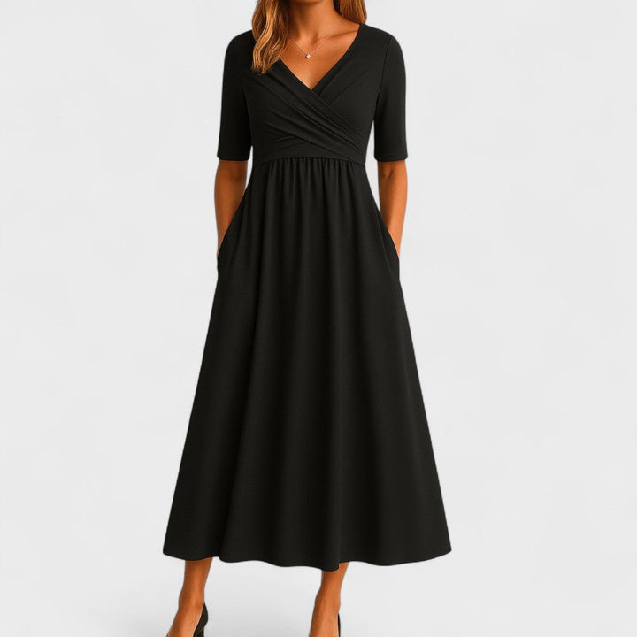 Joanna – Elegant Midi Dress for Every Occasion