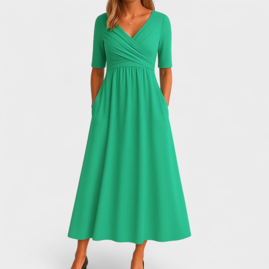 Joanna – Elegant Midi Dress for Every Occasion