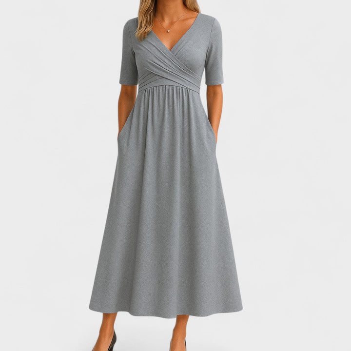 Joanna – Elegant Midi Dress for Every Occasion