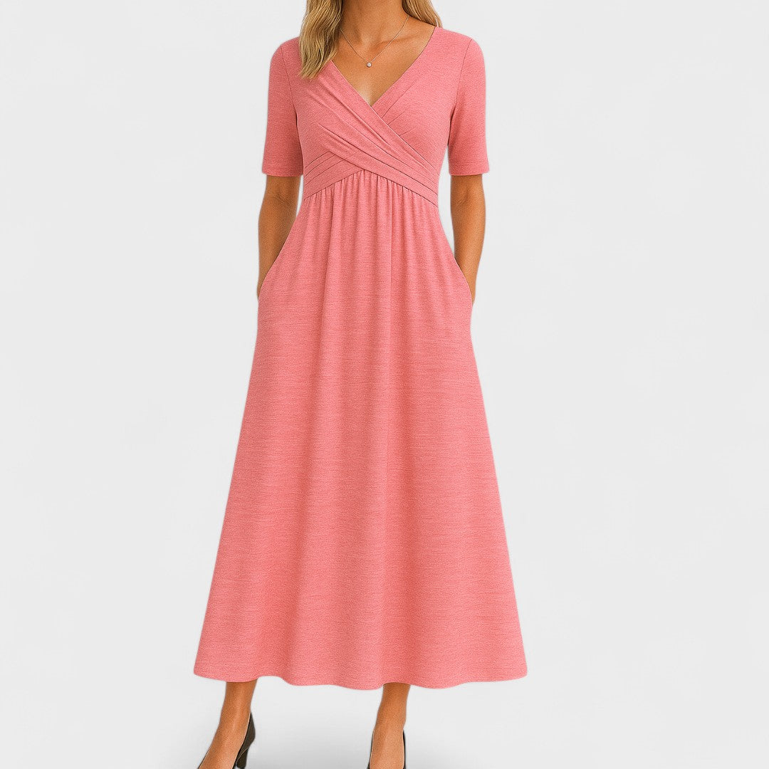 Joanna – Elegant Midi Dress for Every Occasion