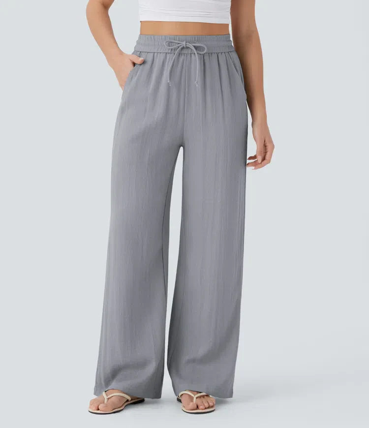 ZAFEIRIA | Elegant Linen Pants