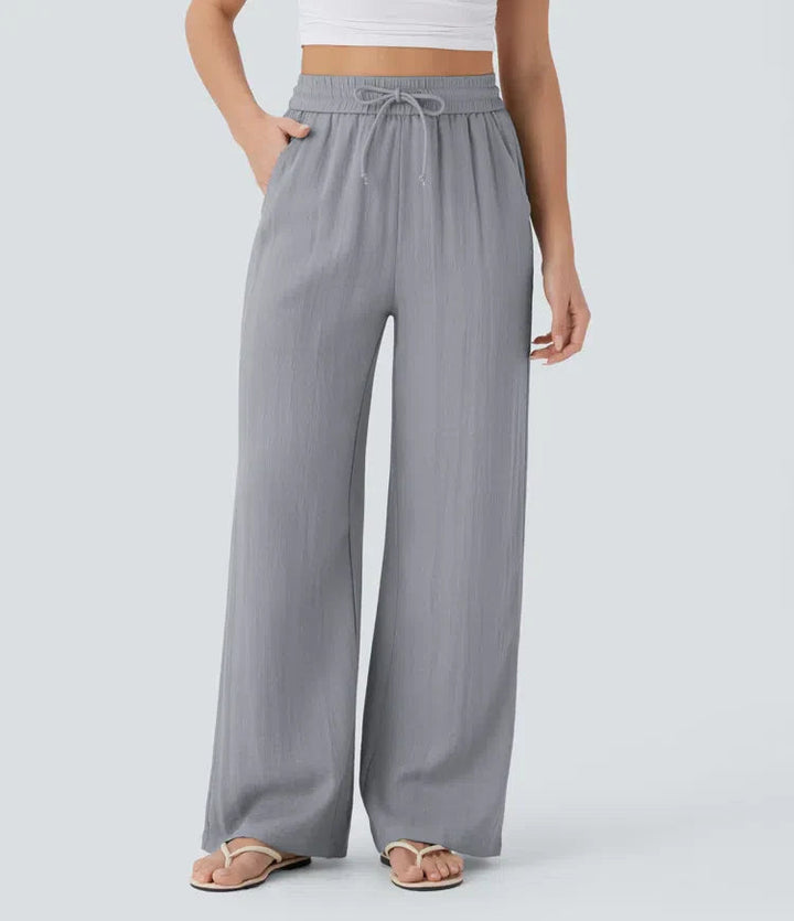 ZAFEIRIA | Elegant Linen Pants