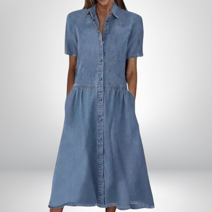 Sofia® | Elegant Denim Dress
