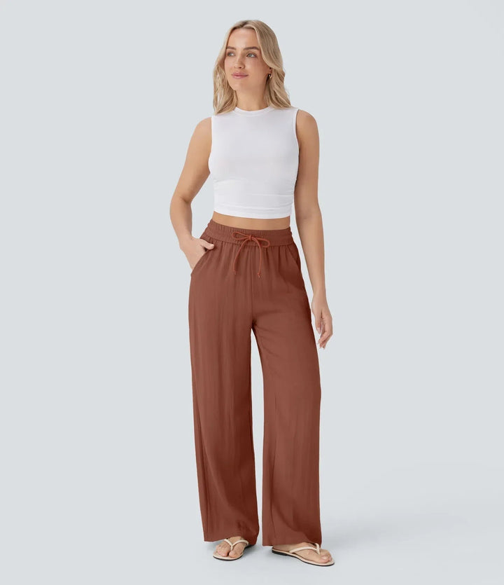 ZAFEIRIA | Elegant Linen Pants