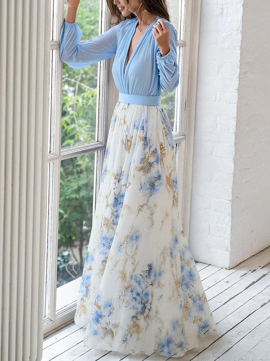 Elena | Maxi Dress with Floral Print