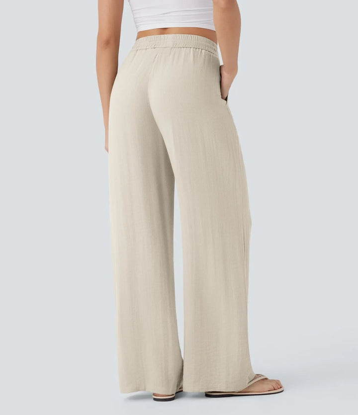 ZAFEIRIA | Elegant Linen Pants
