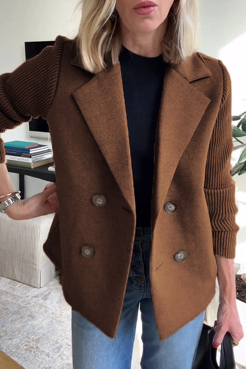 WANDA | Jacket with Knit Sleeves