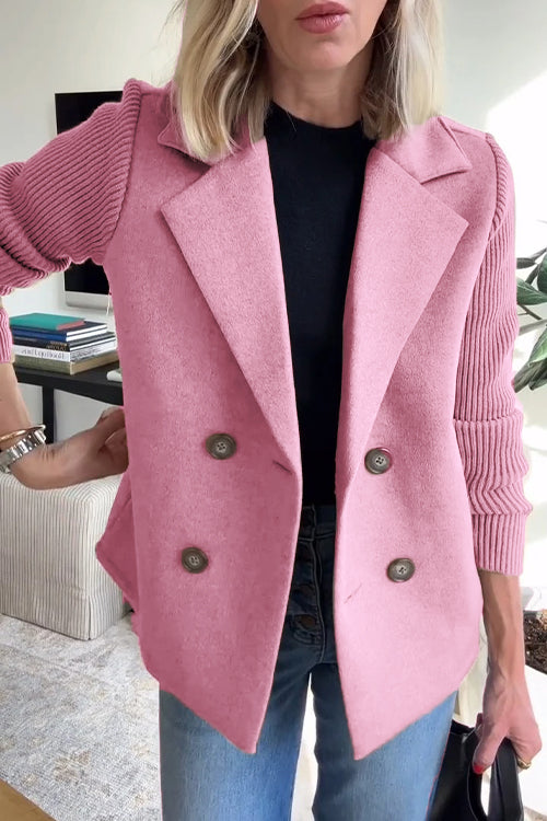 WANDA | Jacket with Knit Sleeves