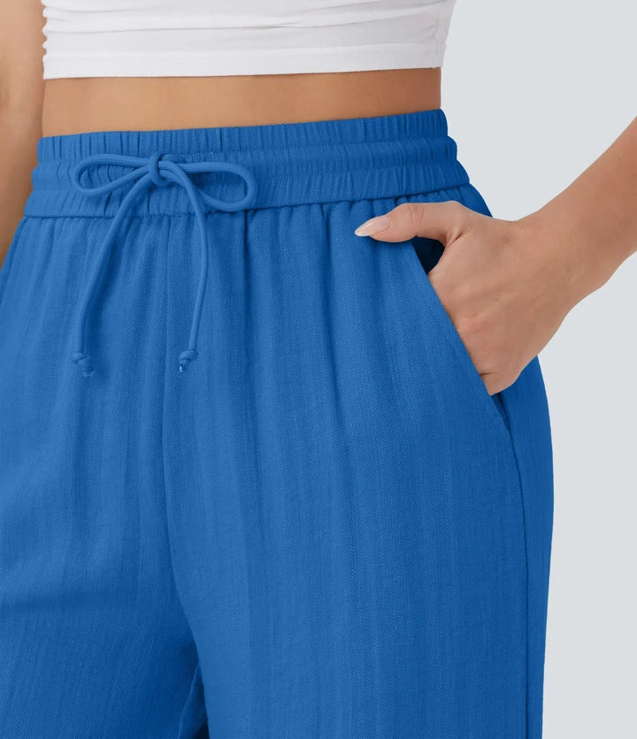 ZAFEIRIA | Elegant Linen Pants