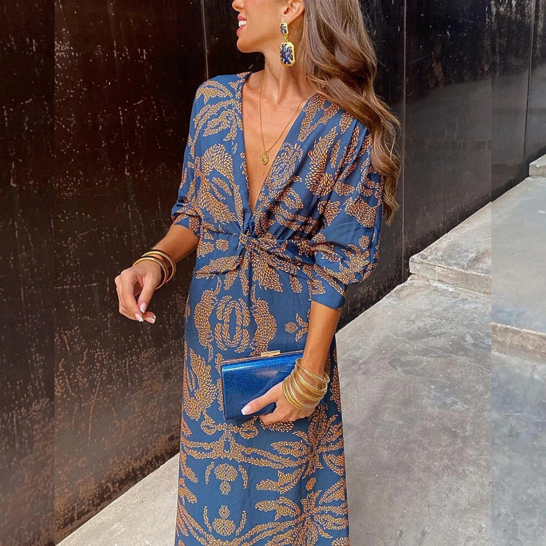Tatyana | Elegant Printed Dress