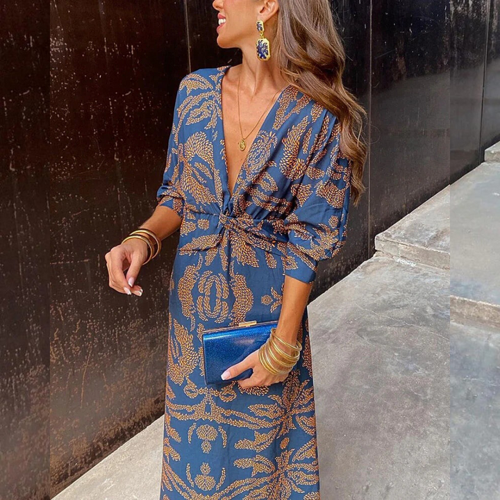 Tatyana | Elegant Printed Dress