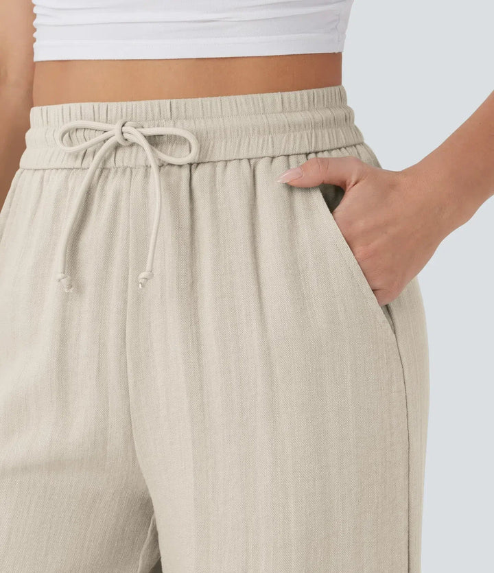 ZAFEIRIA | Elegant Linen Pants