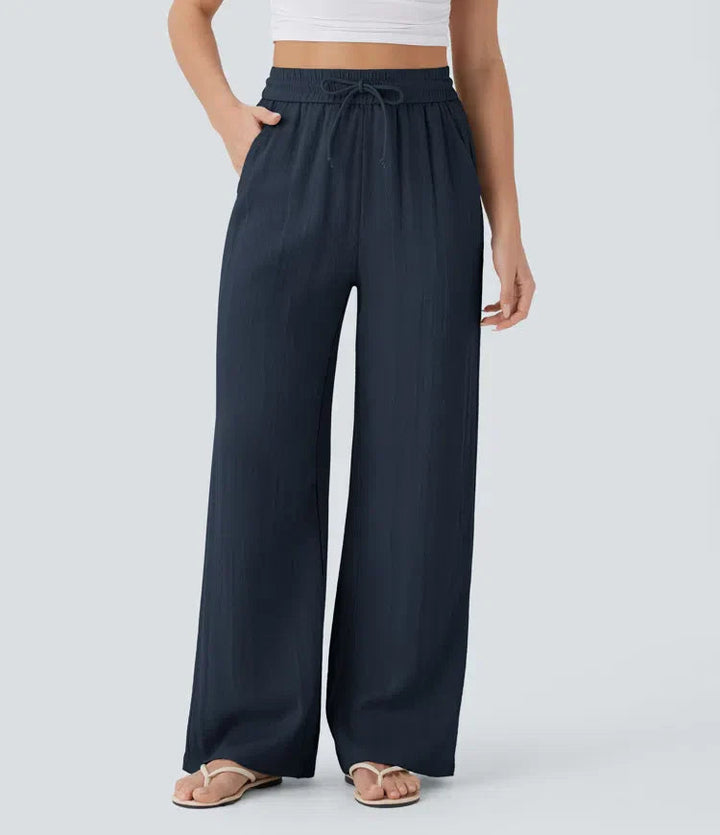 ZAFEIRIA | Elegant Linen Pants