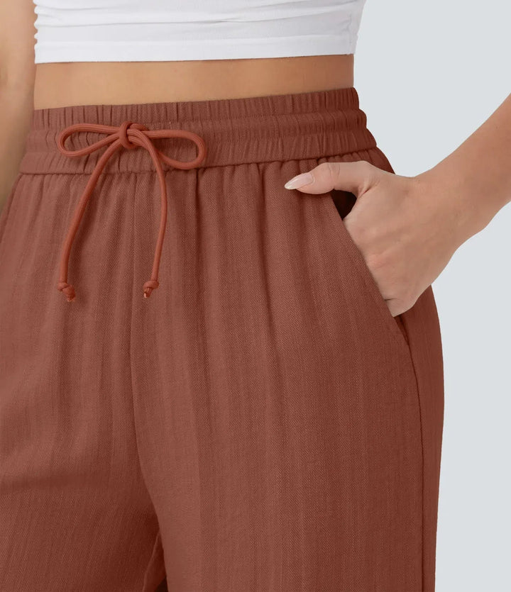 ZAFEIRIA | Elegant Linen Pants