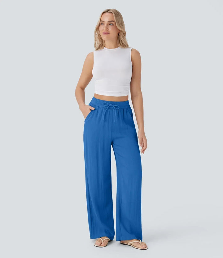 ZAFEIRIA | Elegant Linen Pants