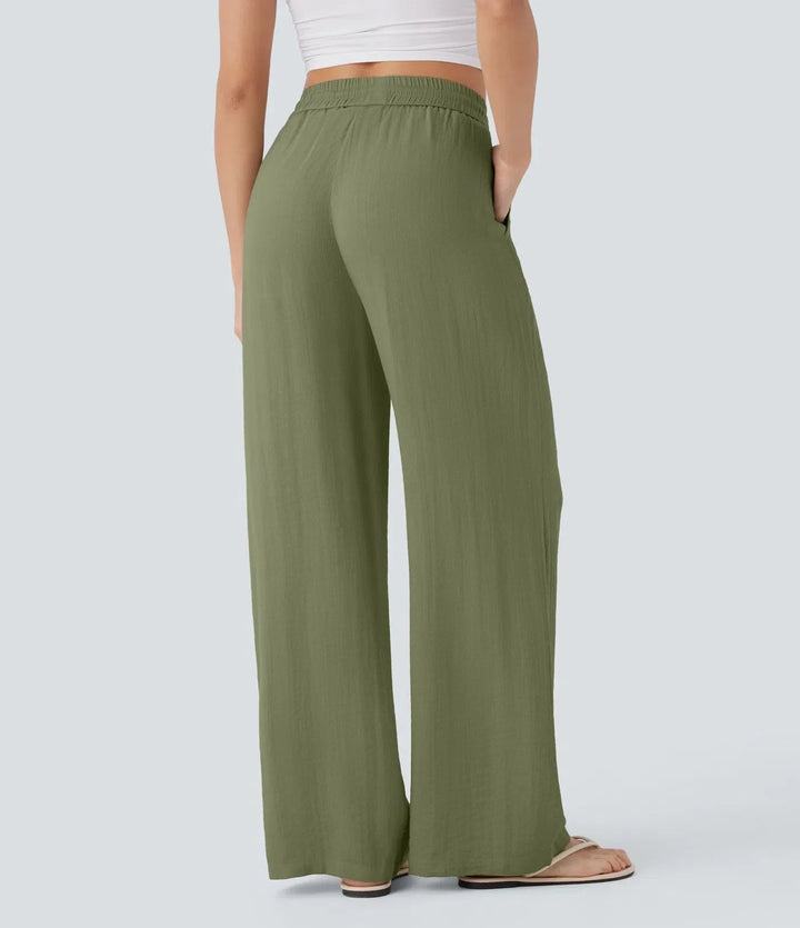 ZAFEIRIA | Elegant Linen Pants